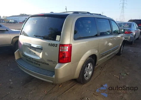 2010 Dodge Grand Caravan Sxt из США, поврежденный, VIN 2D4RN5D14AR356244